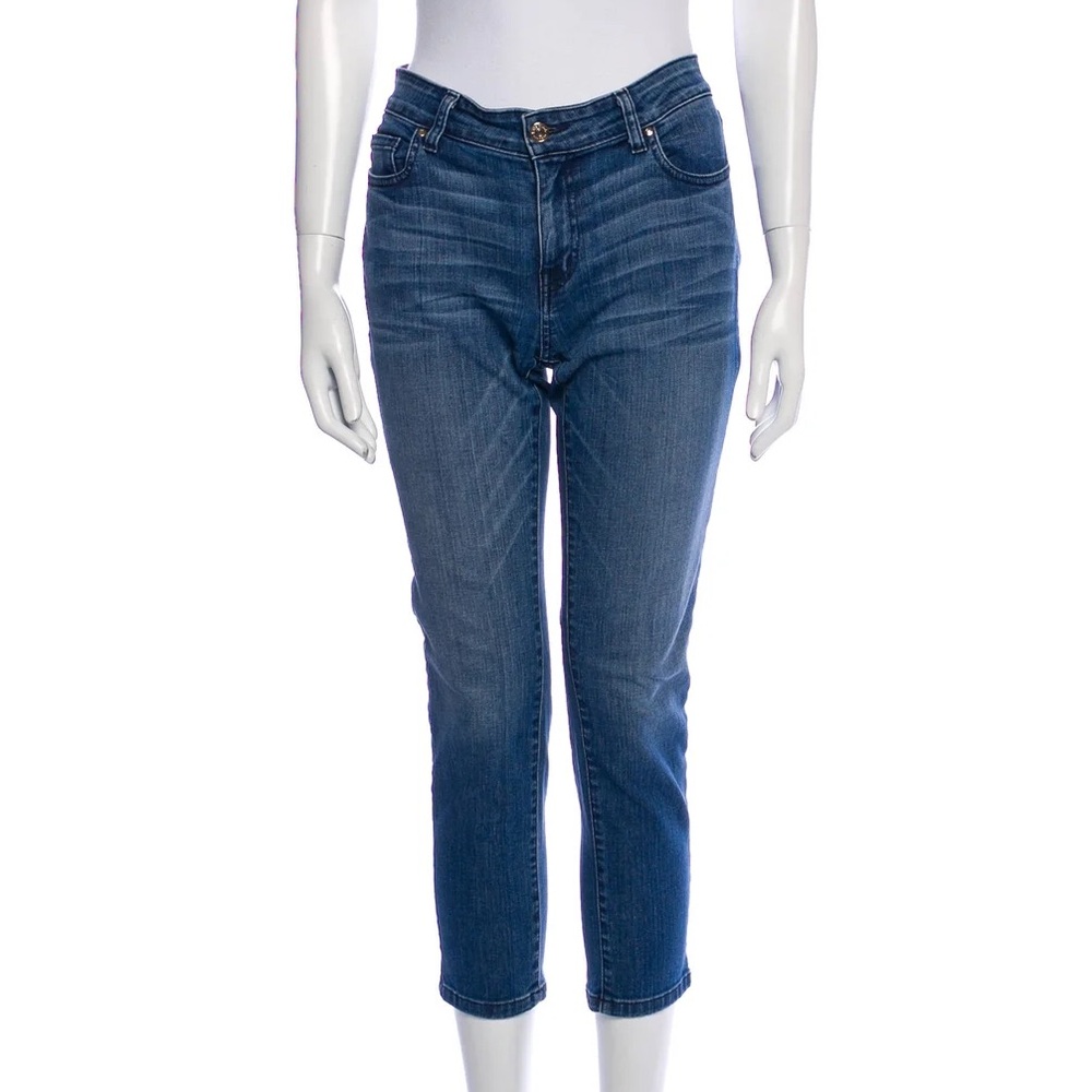 Kate Spade Size‎ 29 Broom Street Skinny Ankle Jeans Mid Rise Med Wash Whisker